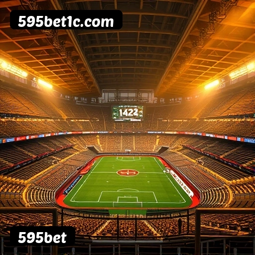 Números do app 595bet em material de marketing — ilustração, não auditoria